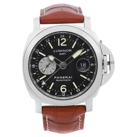 panerai luminor 1950 gmt automatic acciaio watch - pam00320|More.